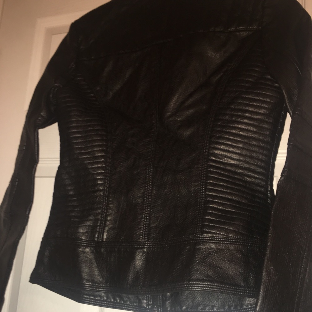 ✨NWT Black Rivet faux leather jacket✨ - Picture 2 of 7